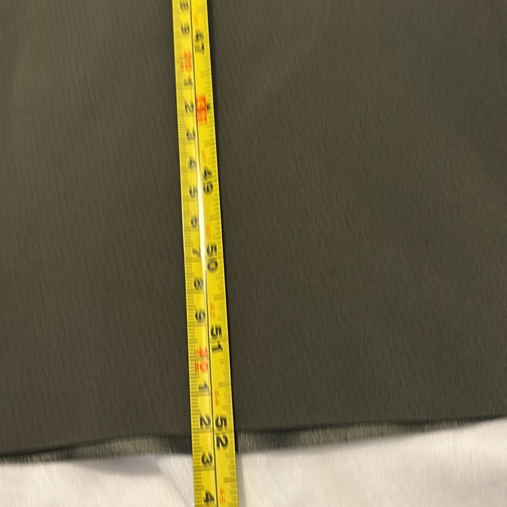 Vince Olive Green Tie-Front Maxi Dress SZ XL v-neck luxurious designer NWT - Picture 13 of 15